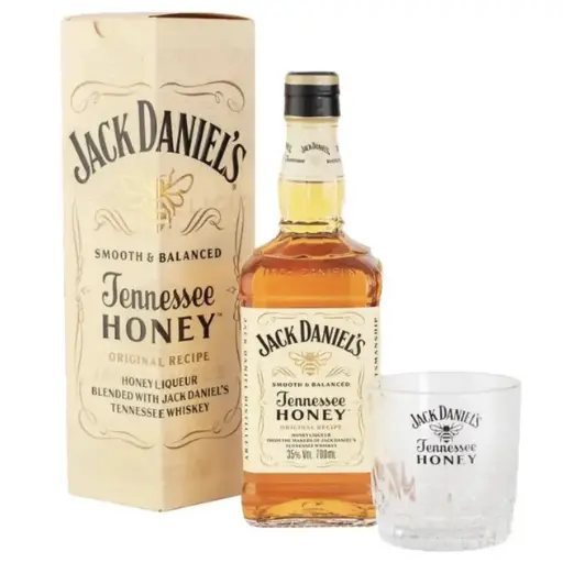 Kit jack daniels tenesse honey con vaso
